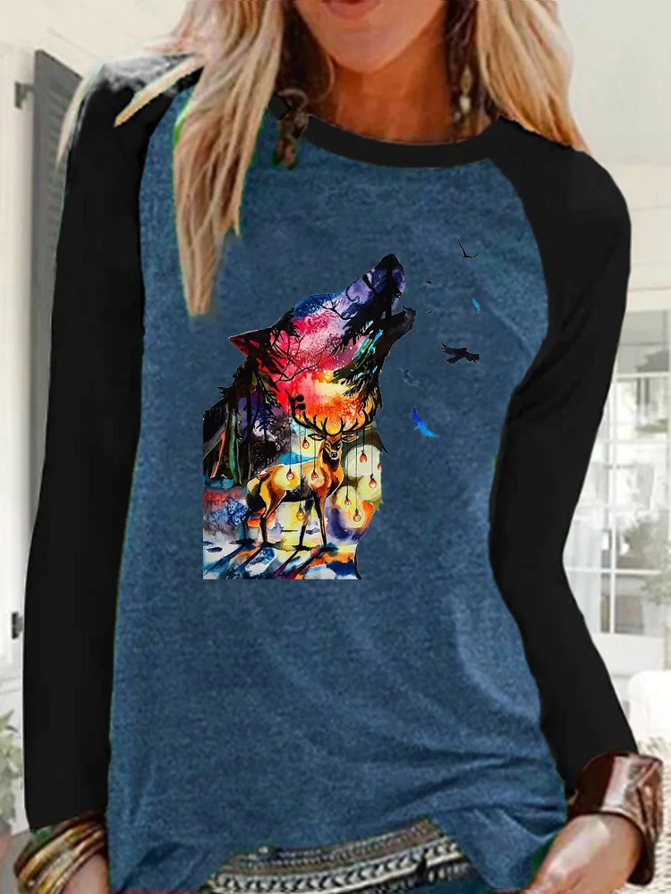 Осенние модные топы с графическим принтом свободная Повседневная рубашка