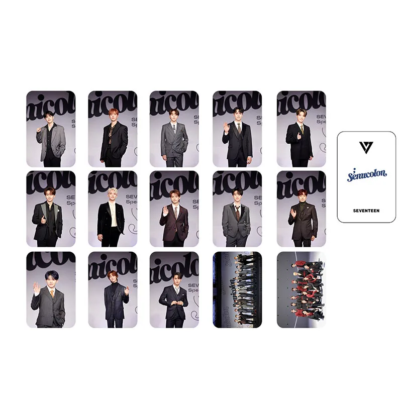 

15Pcs/Set Kpop SEVENTEEN New Album Semicolon Poster Photo Card Lomo Card New Ariival