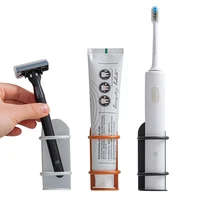 iron electric toothbrush holder bathroom toothpaste shaver storage rack wall mount electric toothbrush shelf dropshipping