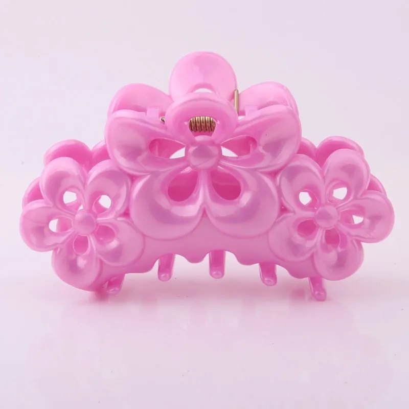 Заколка для волос Прозрачная в форме цветка 9 см| |