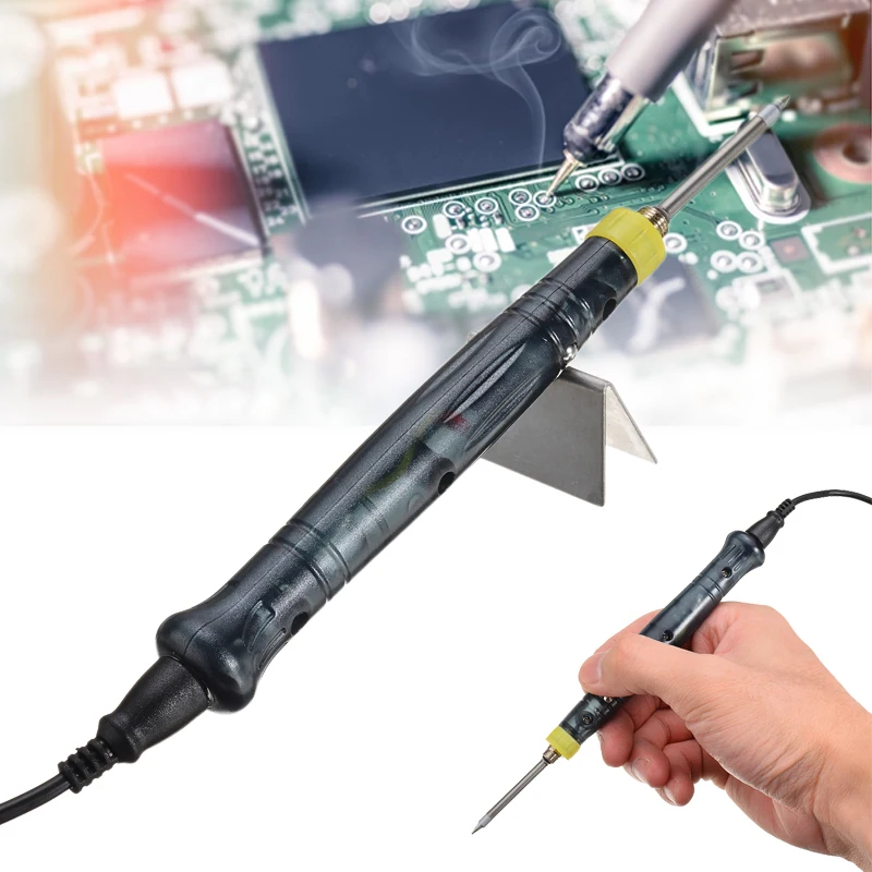 Новый профессиональный мини паяльник 5 в 8 Вт со светодиодным индикатором и