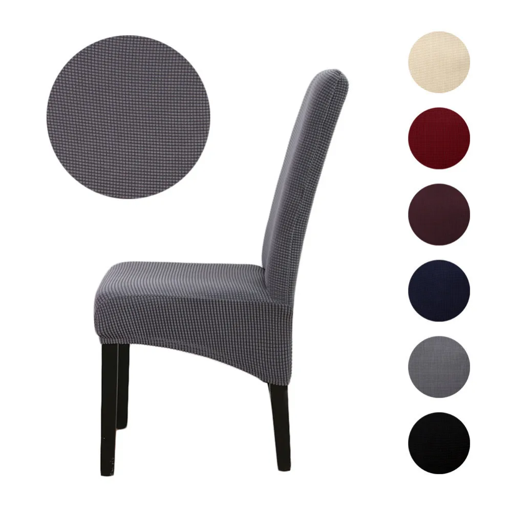 Размер XL сплошной цвет большие эластичные чехлы на кресла для стульев