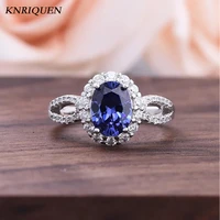 2021 trend vintage 925 sterling silver 810mm sapphire gemstone rings for women party wedding engagement ring anniversary gift