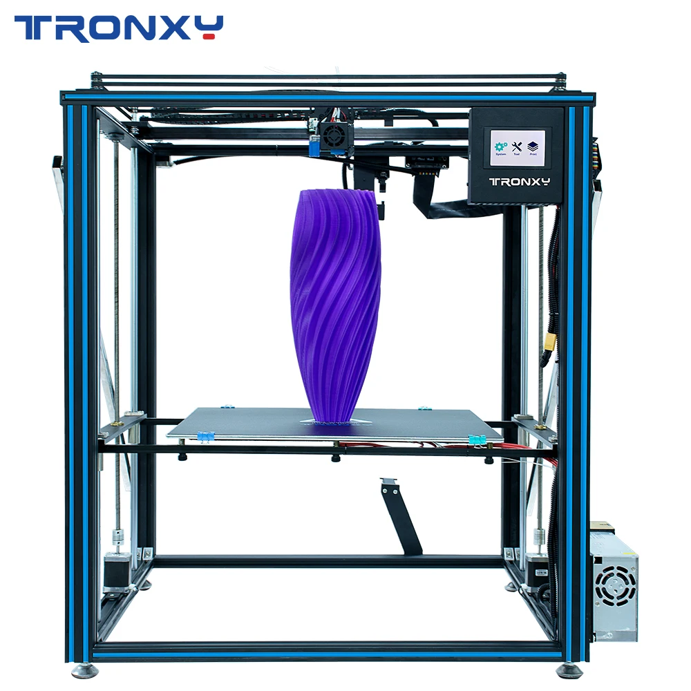 Tronxy 3D Printer X5SA PRO Double Axis Guide Rail Titan Extruder Printer Resume Power Failure High precision imptesora 3d ducker