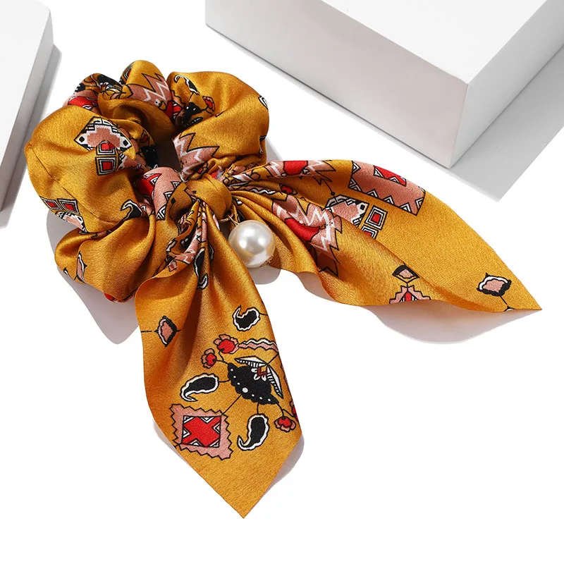 Этническое кольцо для волос с жемчужинами и кулоном женщин девушек веревка