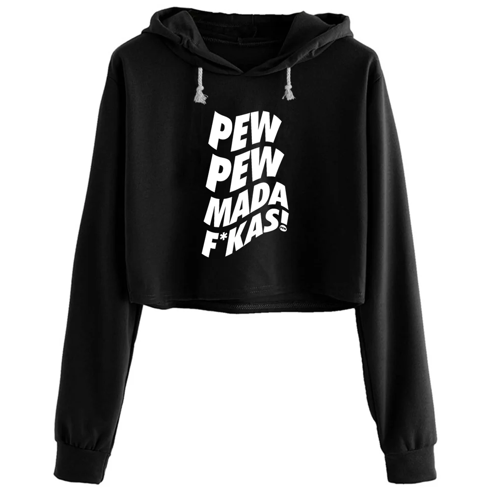 

Pew Madaf * Kas укороченные толстовки, Женский эстетический корейский пуловер в стиле K-POP для девочек