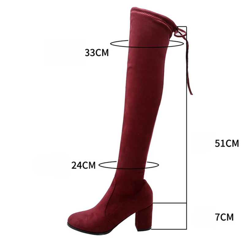 

LAKESHI Sexy Thigh High Boots Over-the-knee Boots Women High Boots Long Boots Female Winter Shoes Women Leopard Suede High Heels