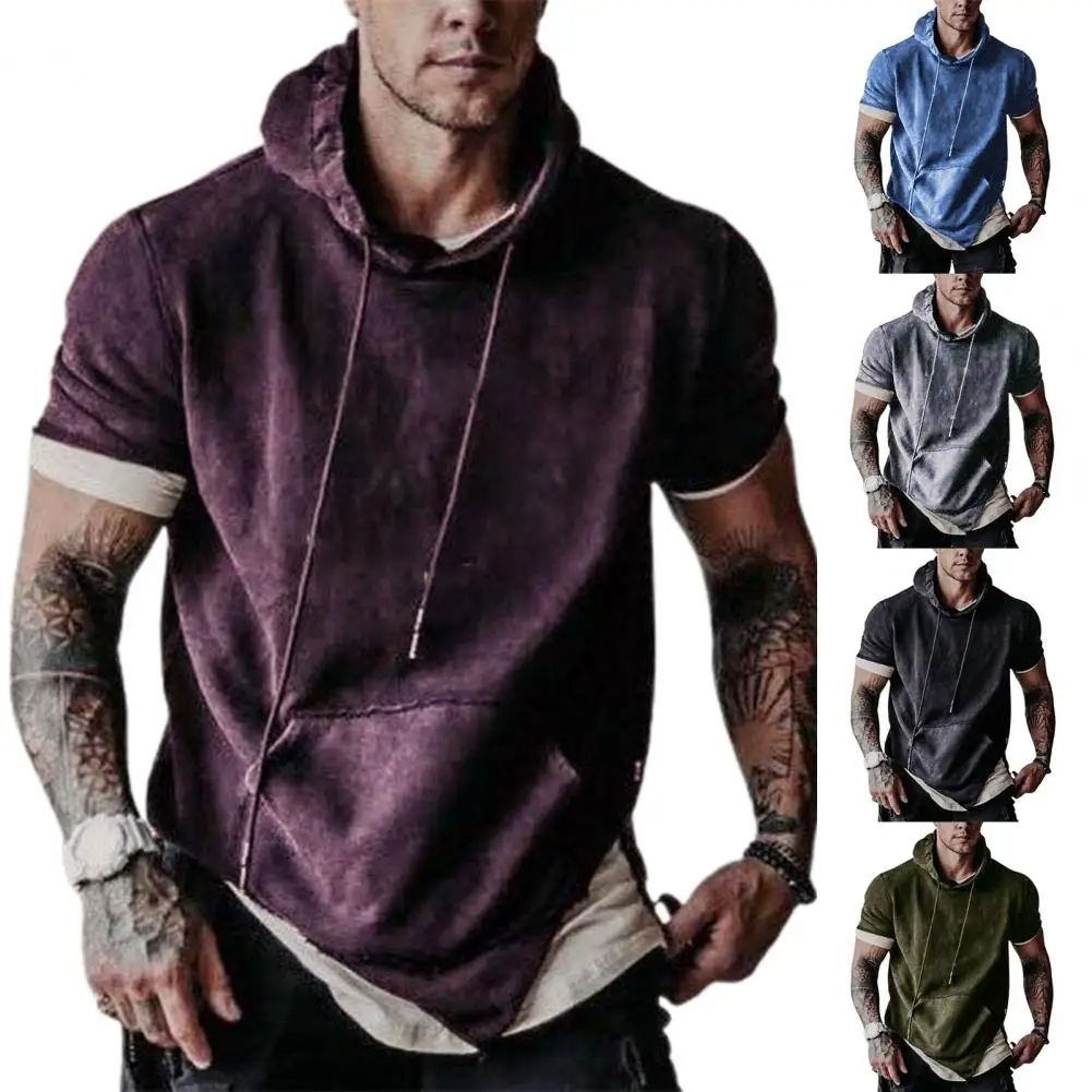 

80% Dropshipping!!Men T-Shirt Fashion Short Sleeve O Neck Summer Solid Color Men Top for Shopping