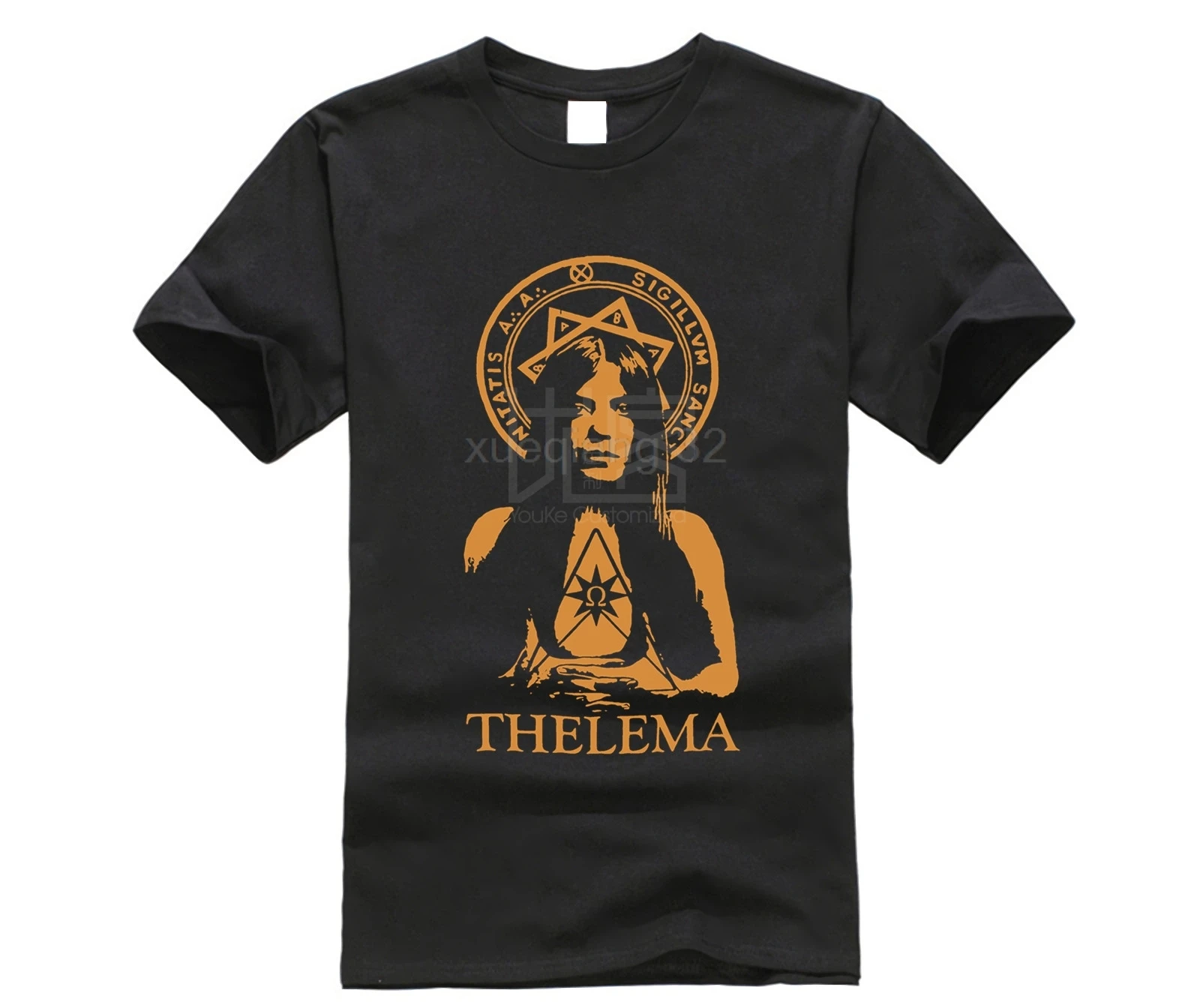 Leila Waddell Aleister Crowley telema футболка|Мужские футболки| |