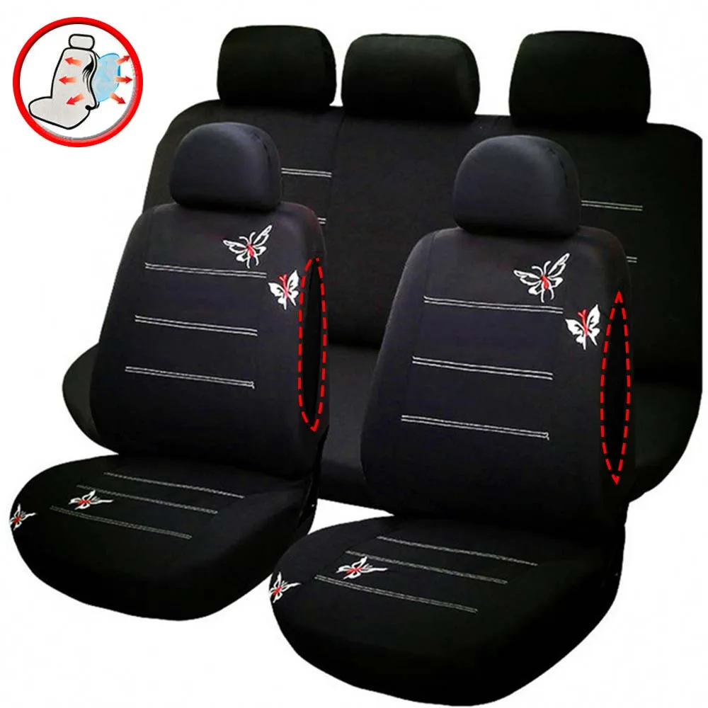 

Universal Car Seat Cover Set Auto Car Covers for Renault Alaskan CAPTUR Kaptur Clio 1 2 3 4 Grandtour Duster Fluence KADJAR 2020