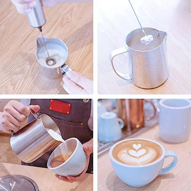 ABRA Milk Frother ручной электрический портативный пенообразователь и миксер для