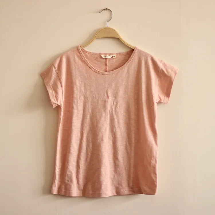 

Fashion Logo Printing T Shirts orange Women's Short Sleeve Fashion 100% cotton Female T-Shirts