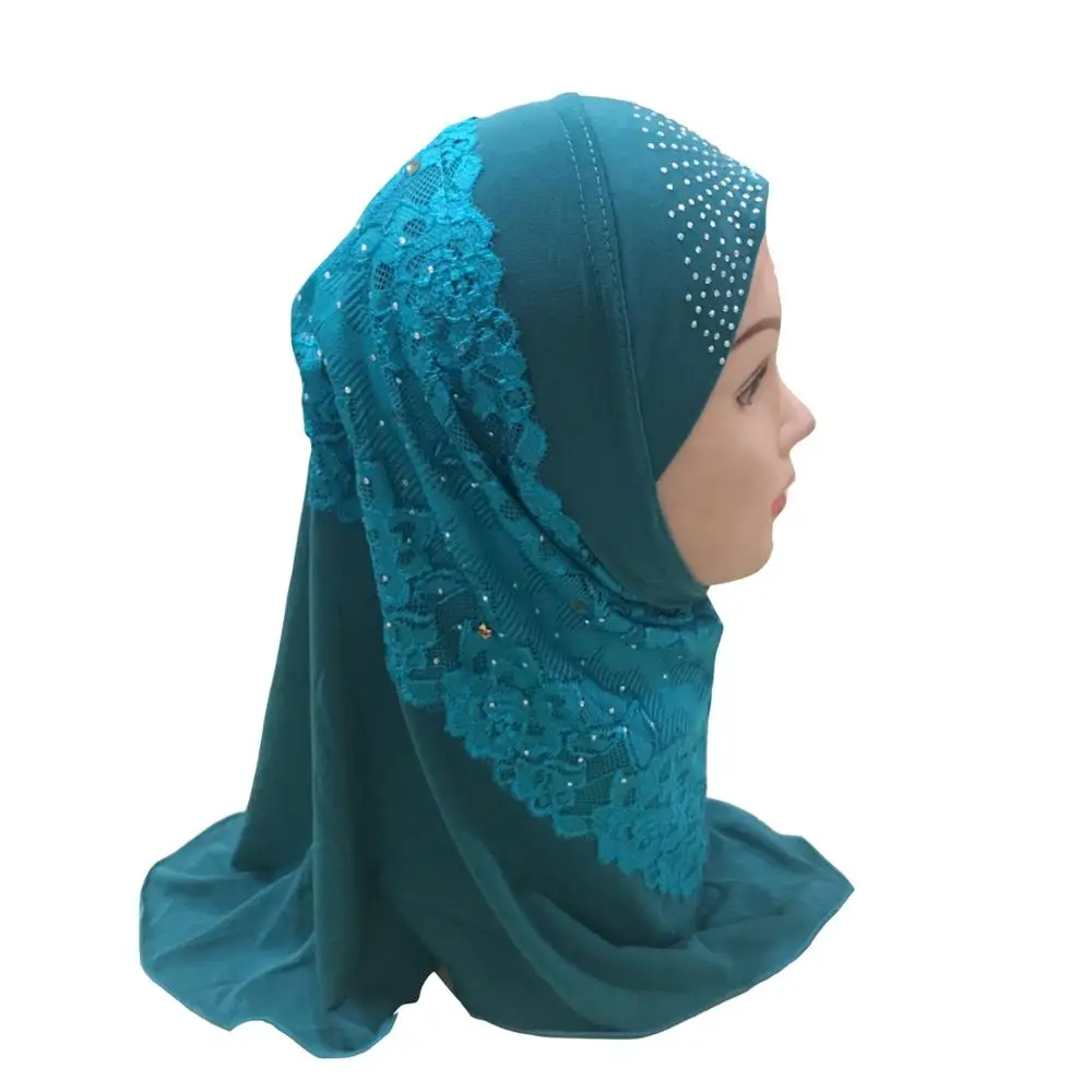 

2021 listo para usar hiyab de encaje para hijabs de nios para las musulmanas turbante tapas ropa de la cubierta completa hijab