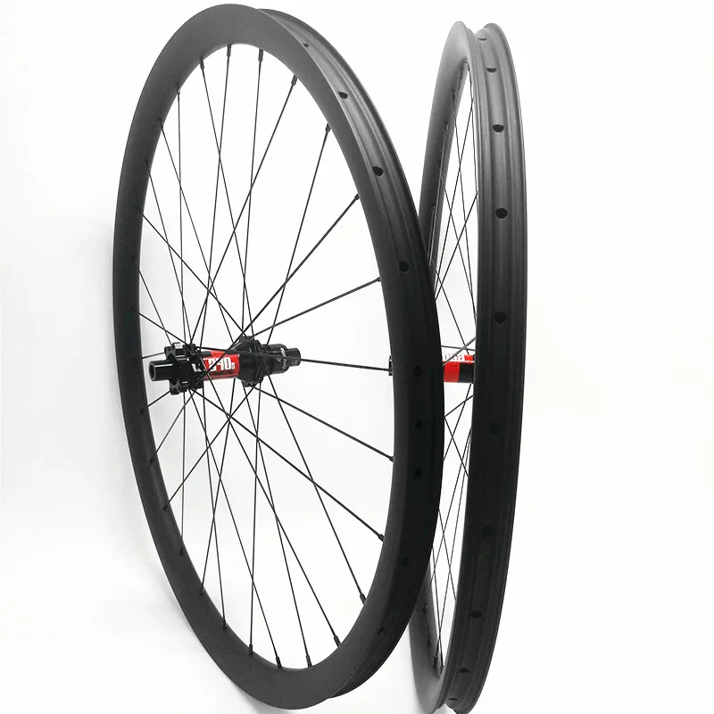 

27.5er carbon mtb disc wheels 650B Asymmetry 33.5x25mm tubeless mtb wheels DT240S boost 110x15 148x12 bicycle disc wheels