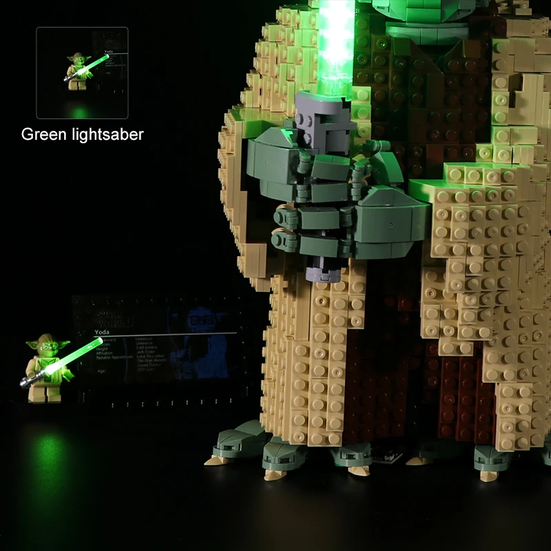 

LED Light Up Kit For Lego 75255 Compatible With Master Yoda(Only LED Light Included)