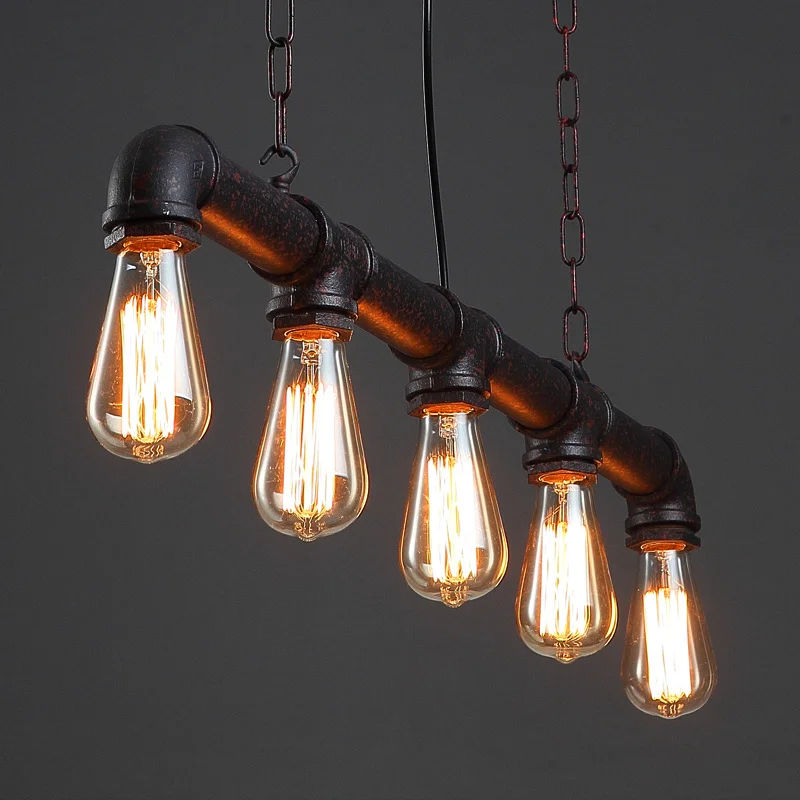 Американский винтажный подвесной светильник в стиле индастриал освещение лофт