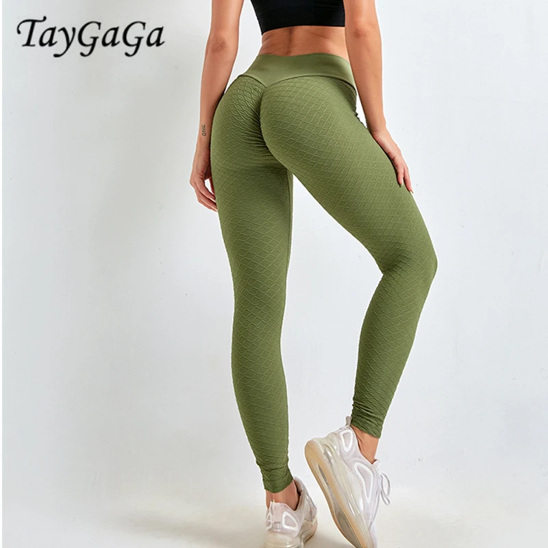 Taygaga Peach Seamless Fitness Pants Three-dimensional Shaped Hip Lifting Tights Sweatpants High Waist Cocked Hip Fitness Pants