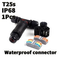 1pcs t25s 2pin 3pin 4pin 5pin waterproof connector wire connector led connector ip68 diy electronic outdoor lighting connector