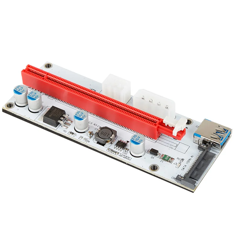 

Прочный Удлинительный кабель для видеокарты VER 008S PCI-E 1x to 16x, материнская плата, соединители для компьютерных кабелей