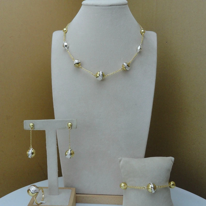 Yuminglai новейший костюм в дубайском стиле Ювелирные наборы Простые изделия для Для