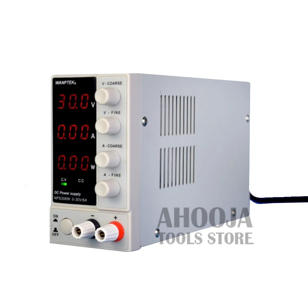 Мини источник питания NPS306W с дисплеем регулируемый цифровой импульсный