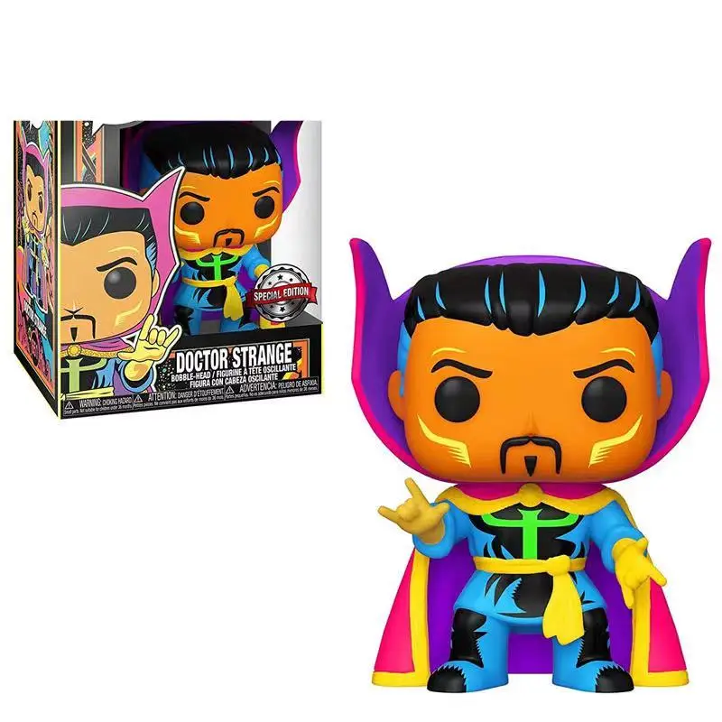

Marvel The Avengers Vintage Doctor Strange Blacklight #651 161# 169# 174# Bobble Head Vinyl Action Toy Figures Collection Toys
