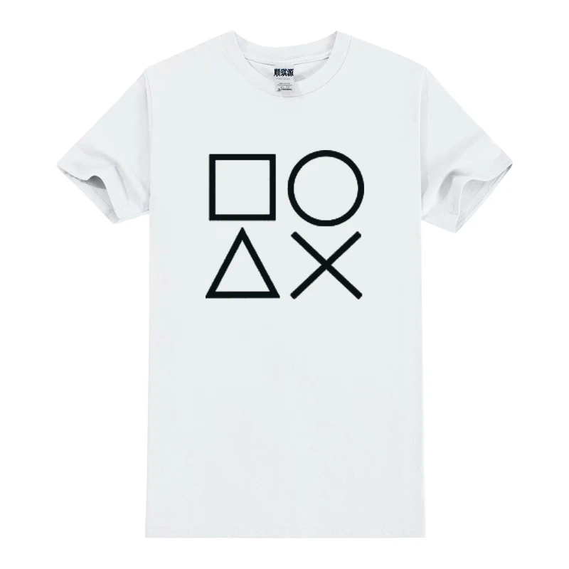 Футболка мужская в стиле Харадзюку крутая тенниска с надписью Game Creative