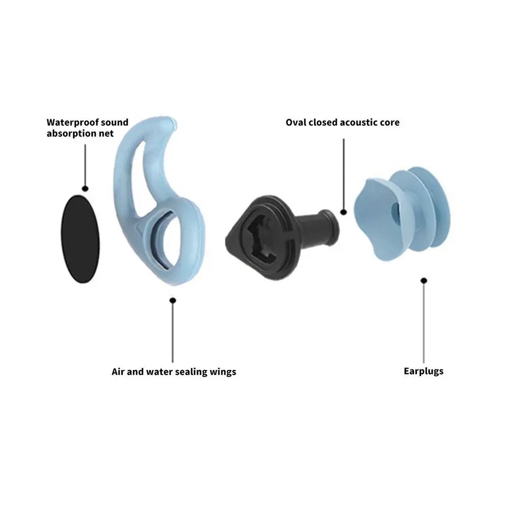 

Earplugs Soft Silicone Waterproof And Dustproof Swimming Accessories Earplugs Bouchon D'oreille Bouchon Oreille Oordoppen