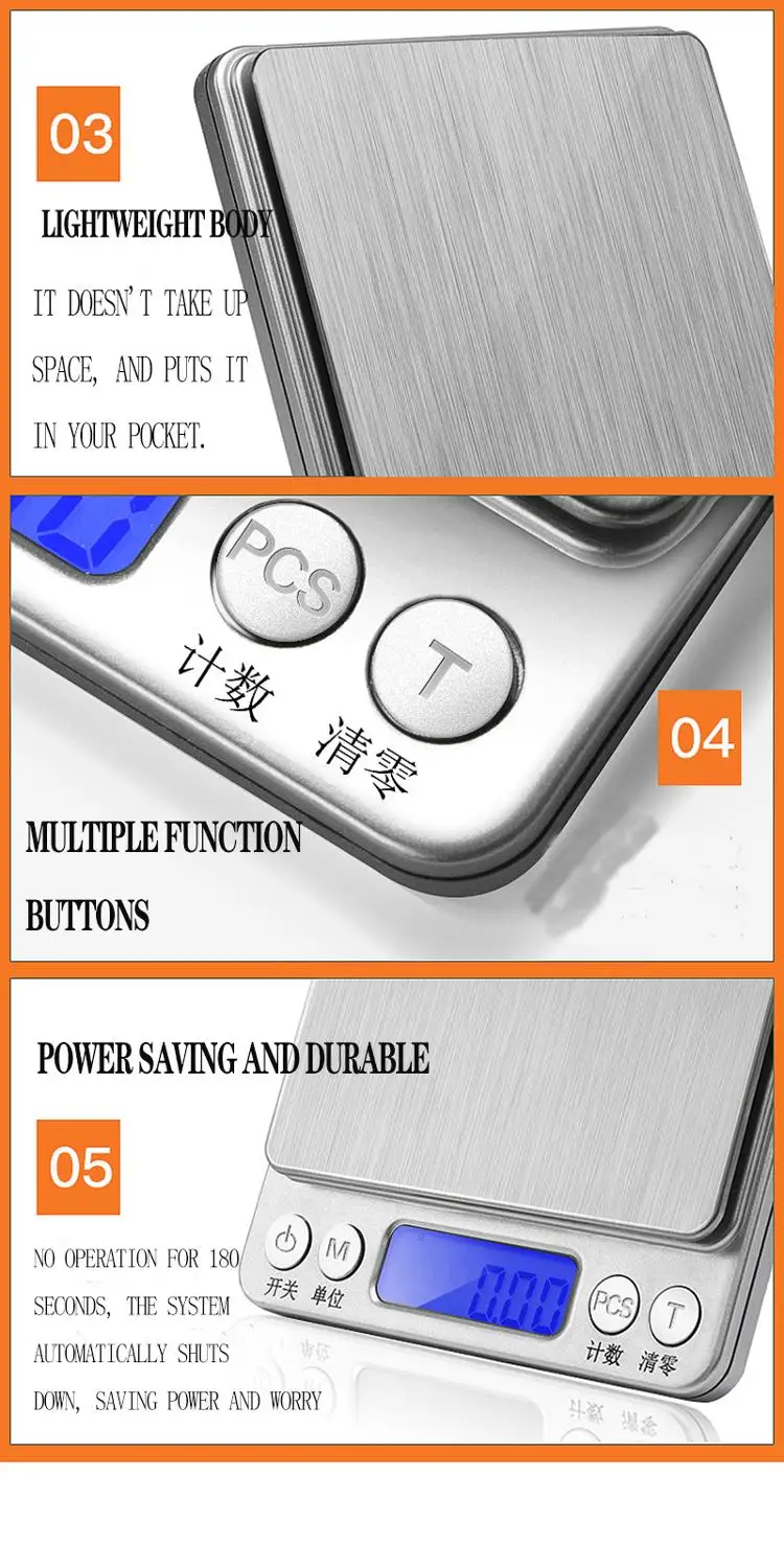 Бытовые высокоточные кухонные весы MAXMAN с ЖК дисплеем и зарядкой от USB карманные