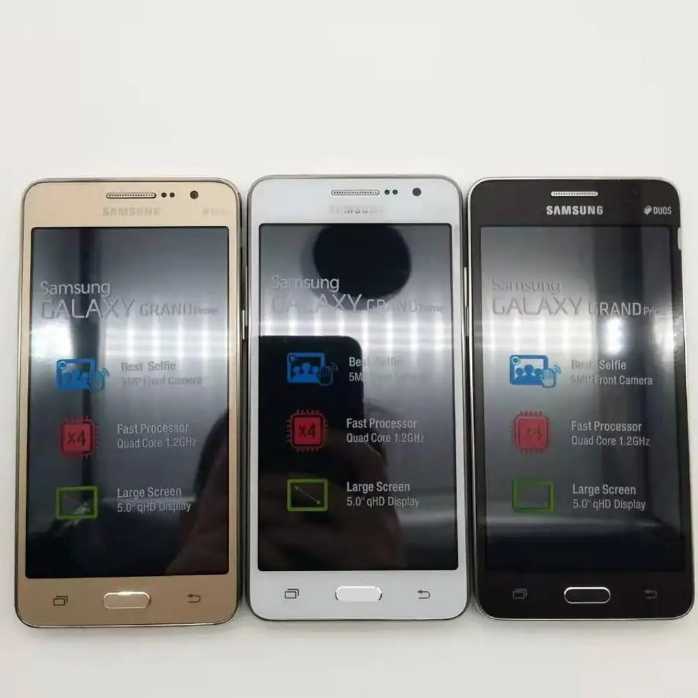 samsung Galaxy Grand Prime G530 G530H разблокированный мобильный телефон Ouad Core Dual Sim 1 ГБ ram 5,0 дюймов сенсорный экран отремонтированный