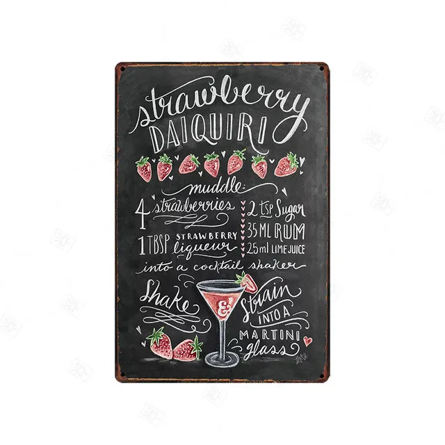 Питательная еда / питьевая кухонная вывеска из металла для декора на стене паба, ресторана, кафе, дома, винтажные железные плакаты