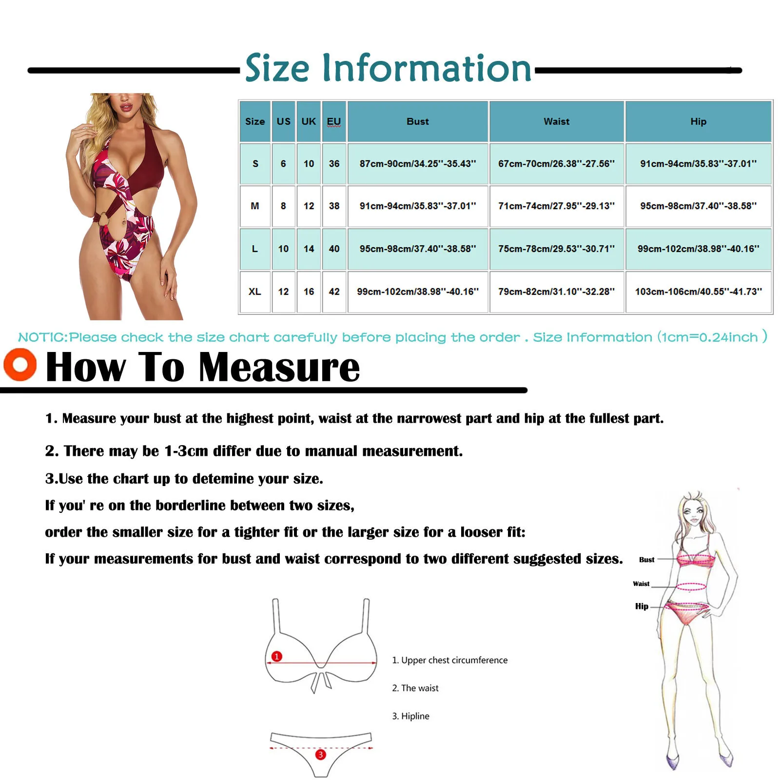 

bikini 2021 Women's Patchwork Printed Swimwear Halter One-Piece Sexy Swimsuit bathing suit women swimwear women tankini#6