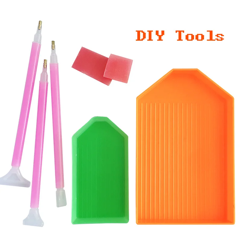 Nagel Werkzeug Set Strass Tablett und Pick Up Pen Nagel Lagerung Box Kleine Messer Nagel Dekoration DIY Werkzeug