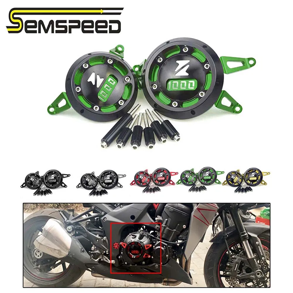 SEMSPEED для Kawasaki Z1000 Z1000SX 2011 2016 2017 2018 2019 2020 2013 CNC защита двигателя мотоцикла боковой