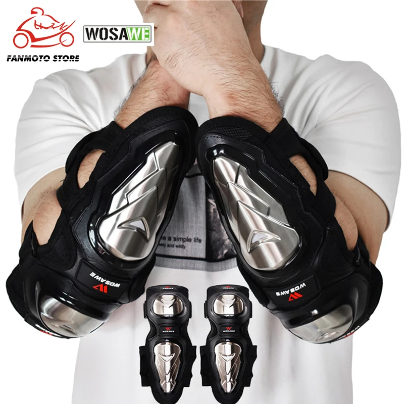 Защитные Налокотники WOSAWE для мотоциклов езды на мотоцикле и велосипеде по