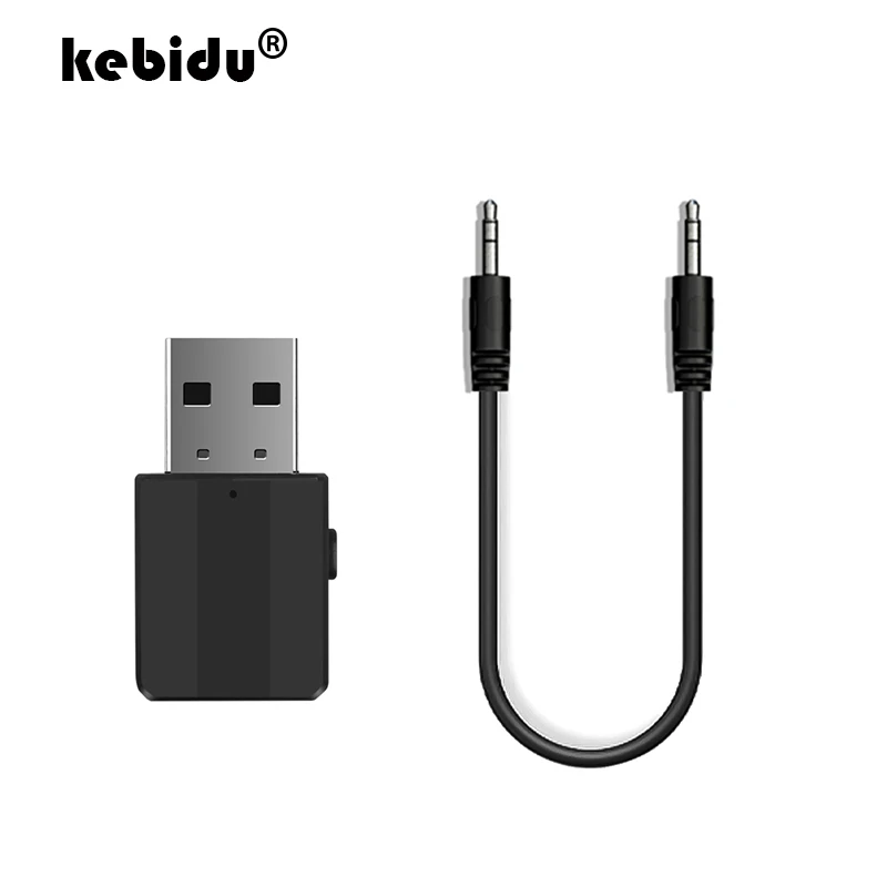 Беспроводной стерео музыка kebidu Bluetooth 5 0 мини передатчик 3 мм AUX адаптер для