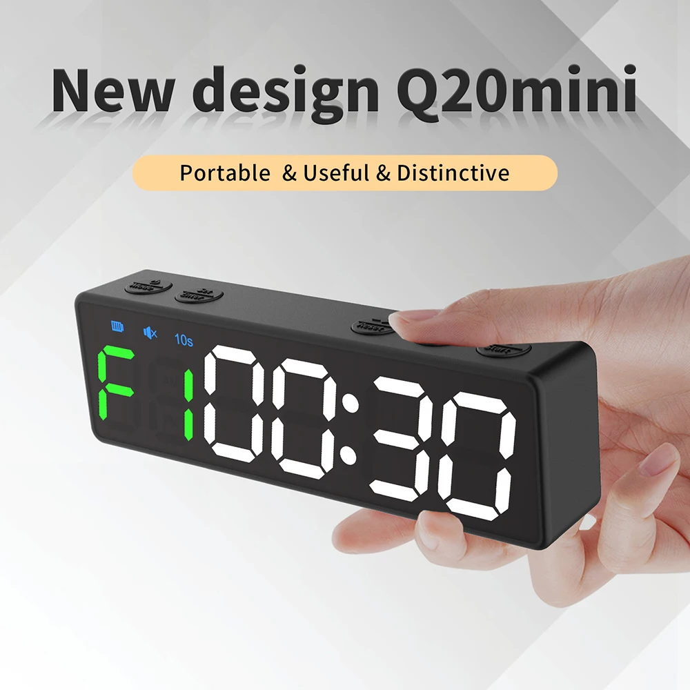 Портативный Таймер для тренажерного зала интервал таймер тренировок фитнес-часы