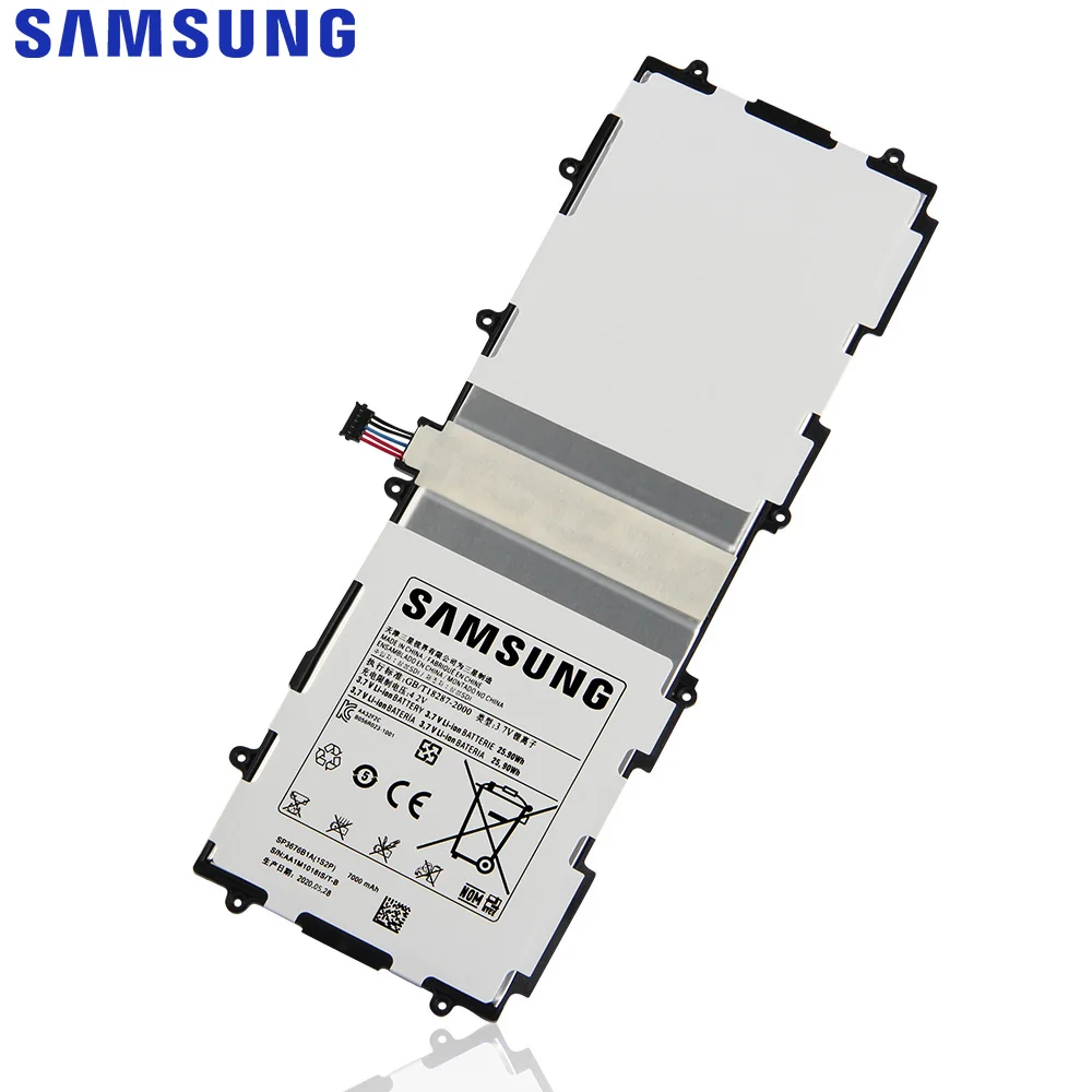 SAMSUNG оригинальный аккумулятор SP3676B1A для Сань Син Galaxy Note 10 1 GT N8000 P7500 P600 SM T520 Tab S 5 T800