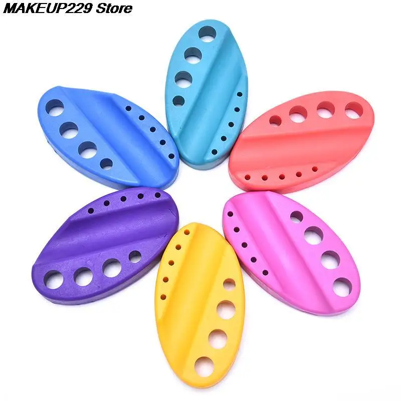 

1 шт. Многоцветный Овальный силиконовый чехол стойка для тату чернила чашка пигмент подставка держатель для тату машины аксессуары