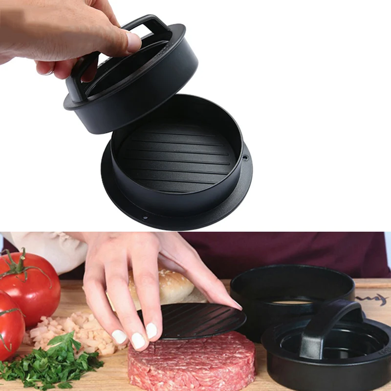 Ручной Нержавеющая сталь гамбургер создатель прессформы котлеты для