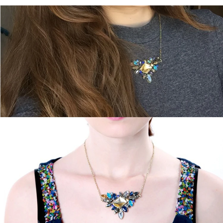 Женское модное ожерелье брендовые ювелирные аксессуары роскошное простое милое