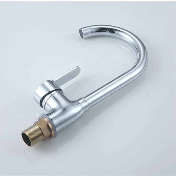 Хромированный кухонный смеситель senduk кран для горячей и холодной воды