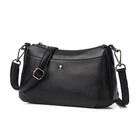 Маленькие дамские сумки через плечо из натуральной кожи, повседневные мессенджеры на ремне для женщин, роскошная модная сумочка-тоут