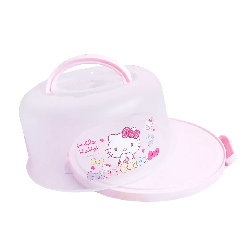 Kitchen Hello Kitty Cake Storage Box In Plastic Cupcake Portable Hand Bakery Gift Snacks Bakeware | Дом и сад
