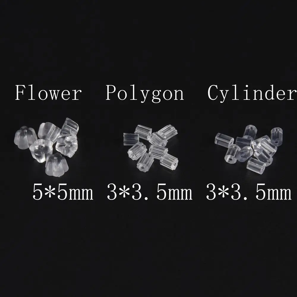 200 шт./лот аксессуары для силиконовых сережек колпачки ушей фурнитура