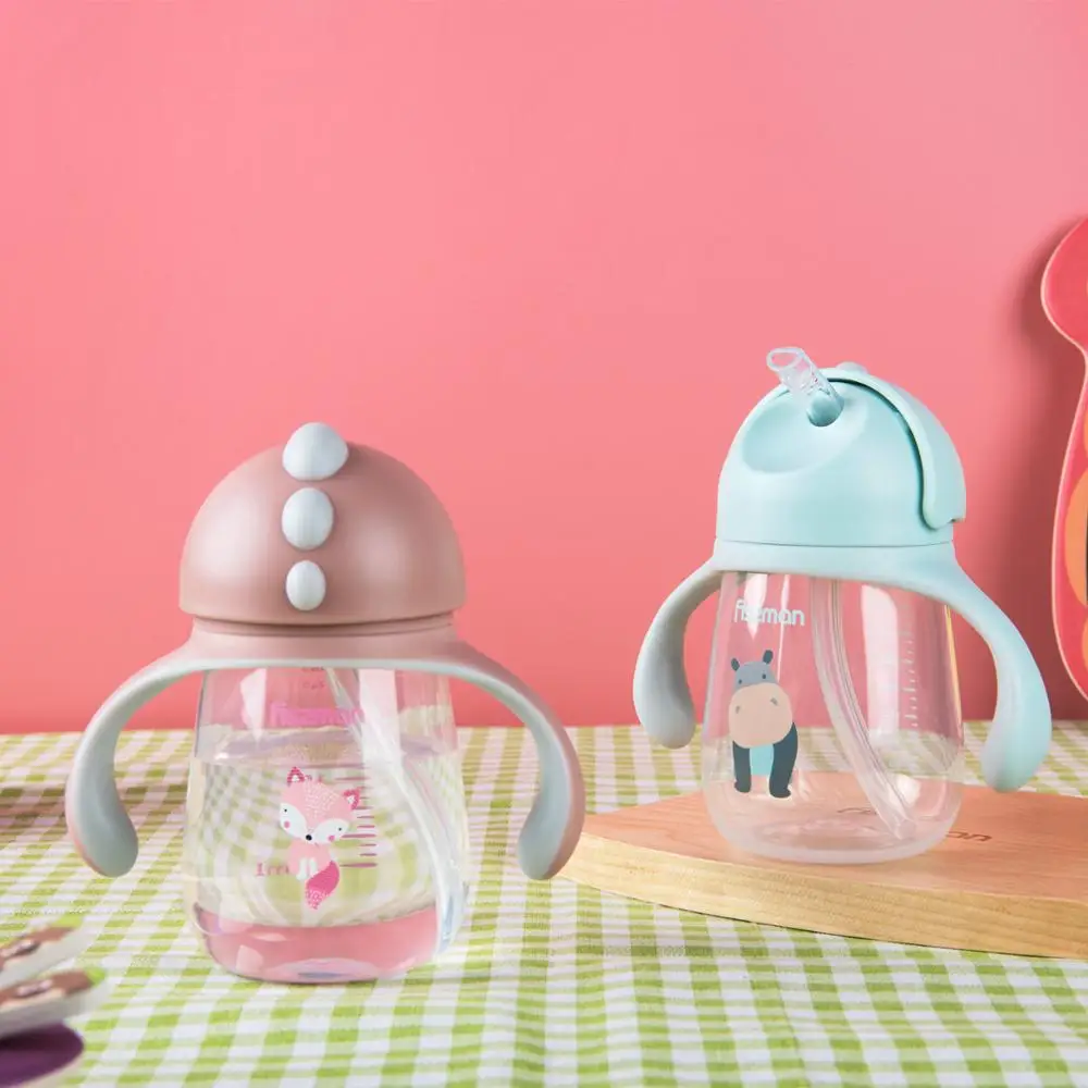 260 мл детская бутылочка для кормления с ручкой учебная Детская Бутылочка без BPA| |
