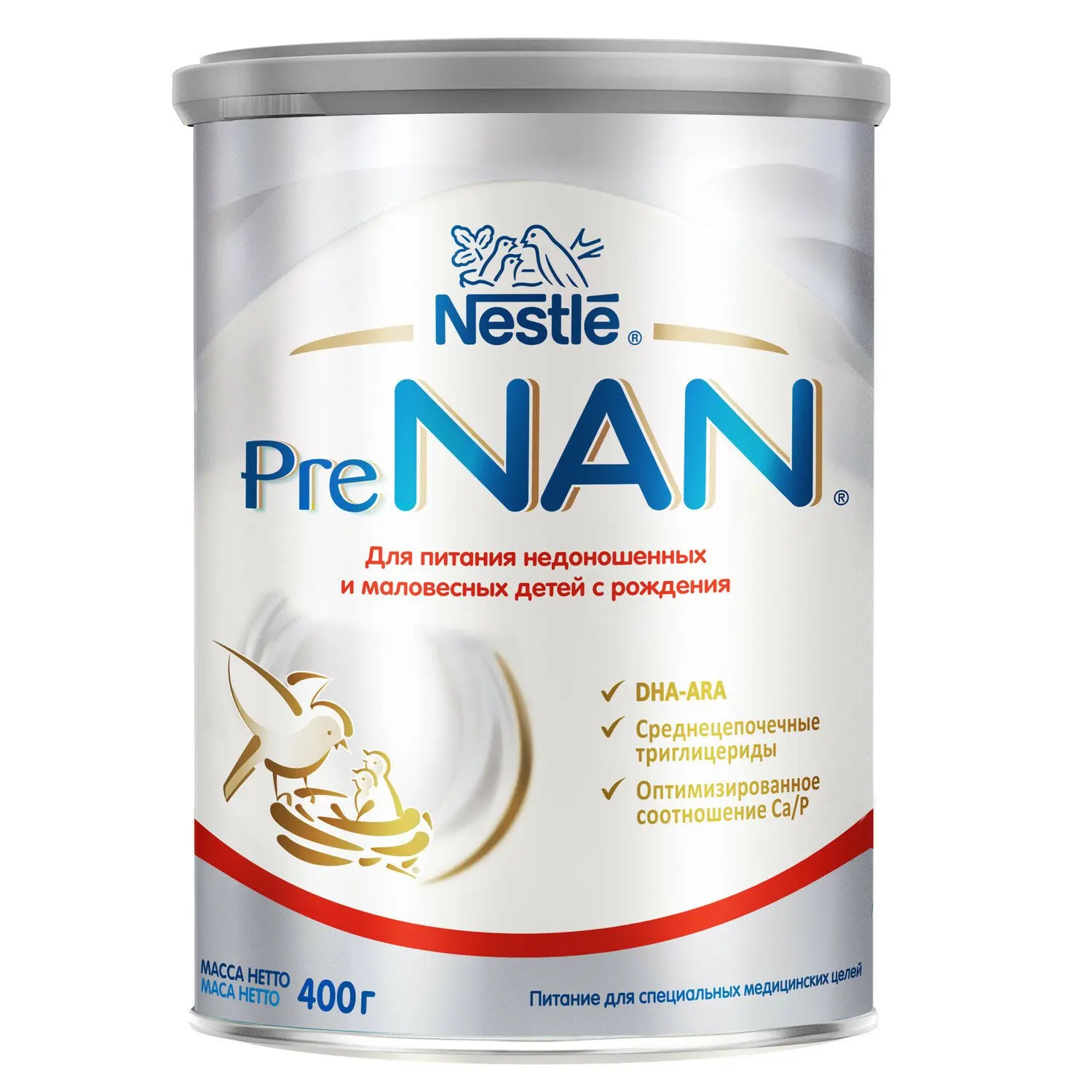 Детская Смесь PRE NAN (Nestle) с рождения 400г  Мать и