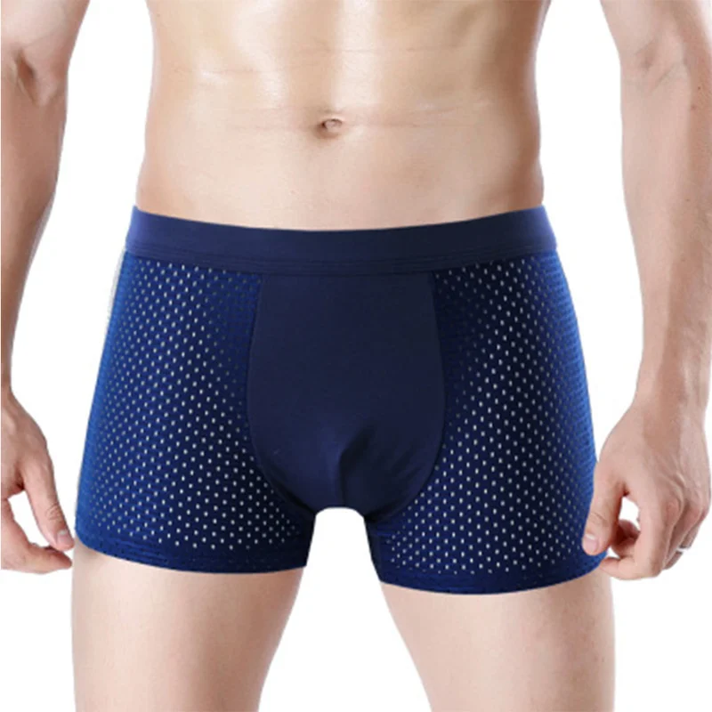 2 шт. дышащие шелковые мужские боксеры четыре угла нижнее белье оптовая продажа