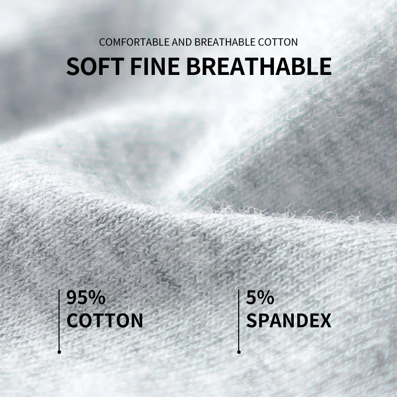 MiiOW Men's Pure Cotton Boxer Shorts 3PCS Male Sport Panties 3A Grade Antibacterial Moisture Absorbent Soft Elastic High Quality