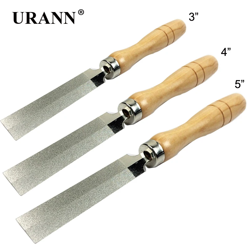 URANN 1pcs 3 inch 4 inch 5 inch Diamond File for Diamond Wood Carving Metal Glass Grinding Woodworking Garden Tool